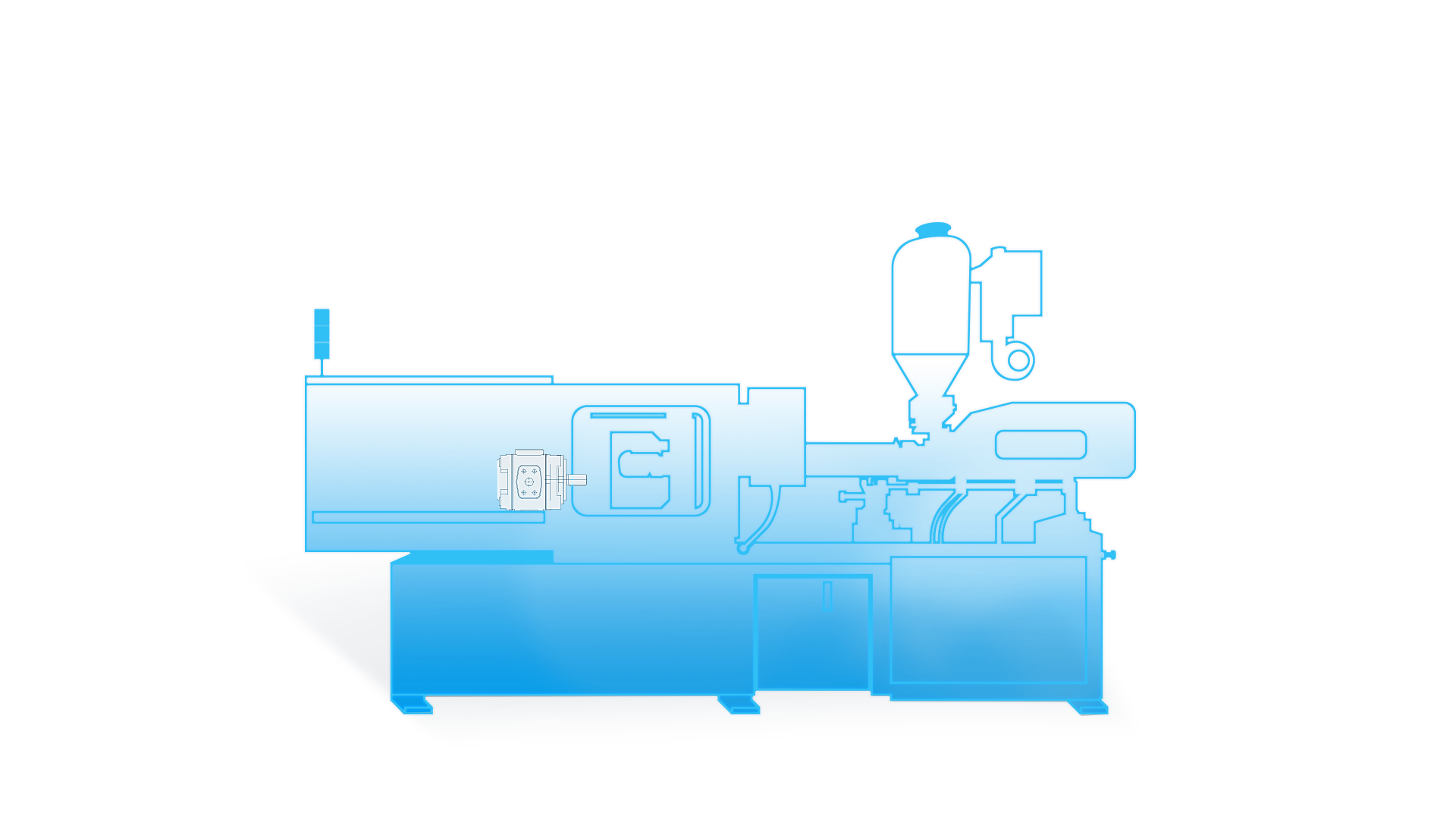 Application solutions for hydraulic components for injection molding machines